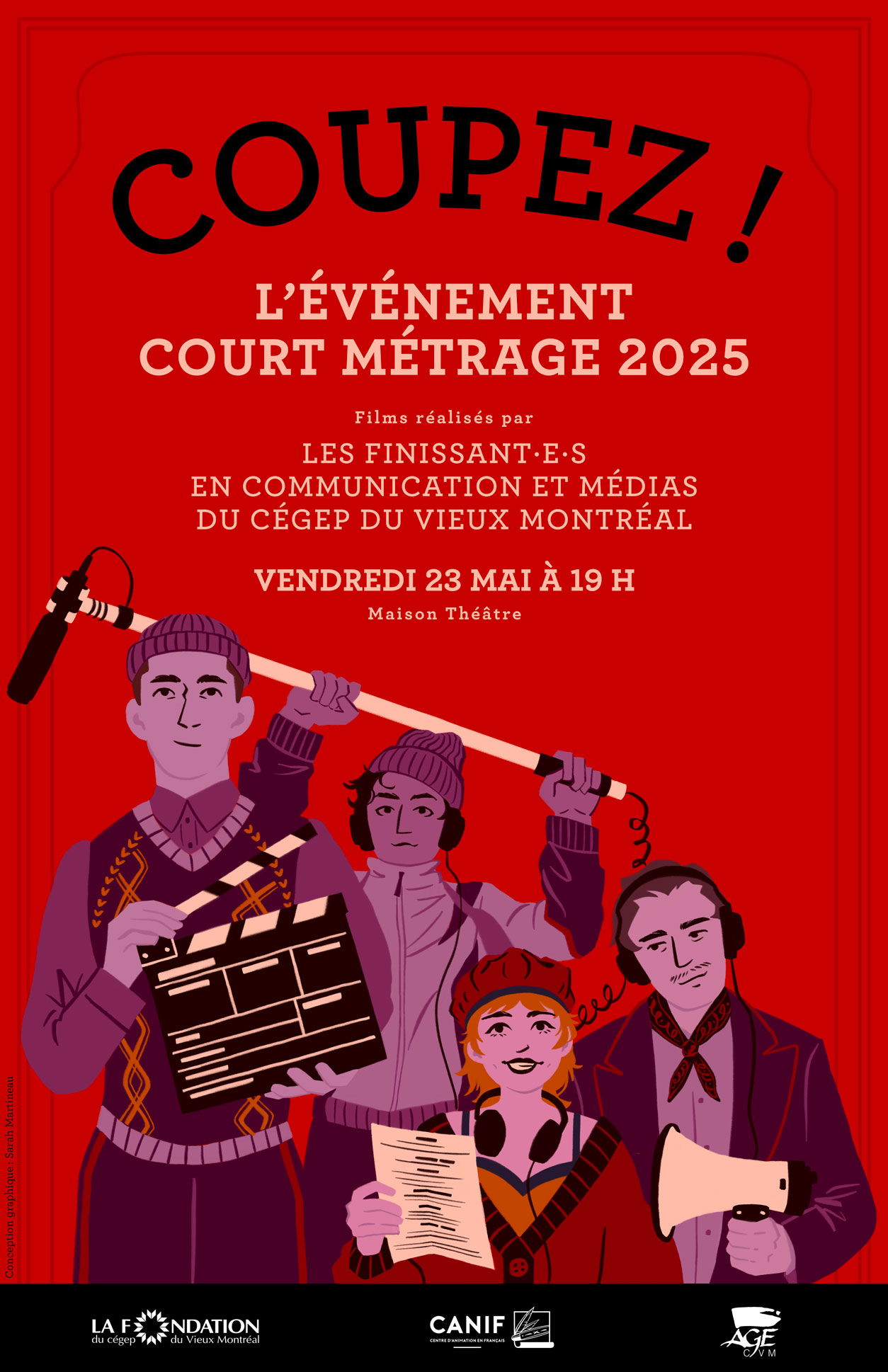 Affiche Coupez!